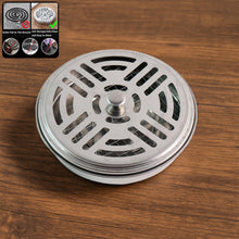 Decorative Mosquito Coil Holder Mosquito Coil Container, Incense Holder Safe Burning Coil Tray for Home Patio Pool Side Outdoor, Metal Tray
